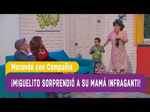 ¡Miguelito sorprendió a su mamá infraganti! - Morandé con Compañía 2018