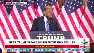 FULL SPEECH: Super Tuesday Election Night Watch Party in Palm Beach, Florida - 3/5/24
