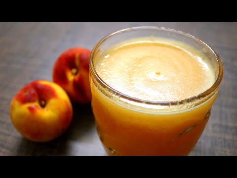 Healthy Refreshing Peach Juice Recipe | Summer Drinks Recipe