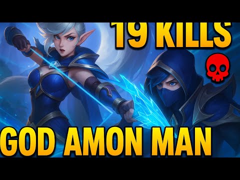 INSANE MIYA 19 KILLS | GOD AMON COMBO | Dorn Official MLBB Gameplay
