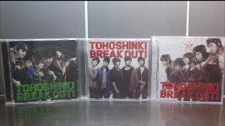 Unboxing TVXQ! 東方神起 29th Japanese Single Break Out! [CD+DVD (A), CD (B) & Bigeast (C) Edition]