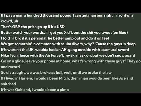 Central Cee & 21 Savage - GBP (Lyrics)