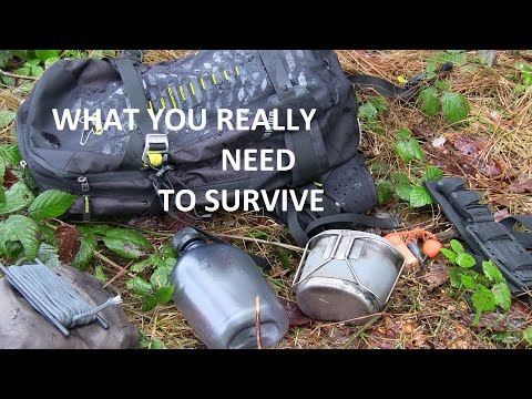 SURVIVAL - THE TRUE SURVIVALKIT (what you REALLY need to stay alive)