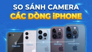 So sánh Camera các dòng iPhone