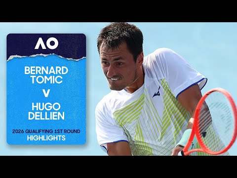 Bernard Tomic v Hugo Dellien Highlights | Australian Open 2026 Qualifying First Round