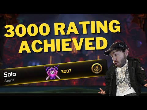 WE'RE A 3000 RATING WARLOCK!? 3k CR Solo Shuffle Demo Lock 10.0.7