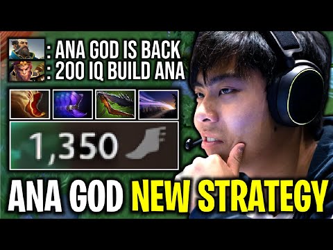 ANA GOD IS BACK WITH NEW STRATEGY 1350 MOVE SPEED JUGGERNAUT MAGIC 7.26 | Dota 2
