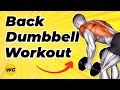Back Dumbbell Workout At Home Get Wide Back With These 10 Exercises