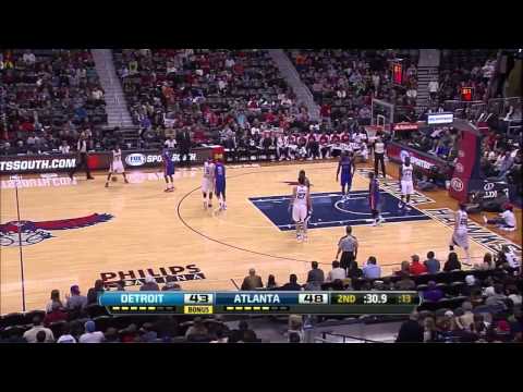 Josh Smith highlights vs Detroit Pistons - 31 pts, 10 reb, 6 ast