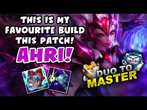 THIS IS MY FAVOURITE AHRI BUILD THIS PATCH! Duo to Master - Vicksy | League of Legends