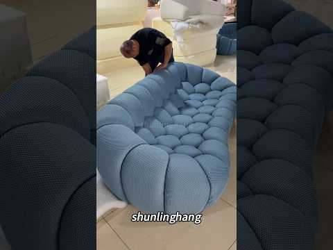 Do you know how football sofas are produced? #football #compressionsofa #furniture #sofa #home