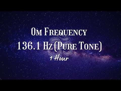 Om Frequency 136.1 Hz (Pure Tone) | 1 Hour | Heart Centering, Relaxation, Stress Relief