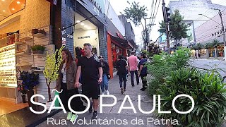 [ 4K ] Walking Sao Paulo | RUA VOLUNTÁRIOS DA PÁTRIA, famosa rua do bairro de SANTANA, na zona norte