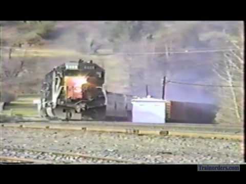 Classic Railroad Series 564 - SP WB at Oakridge, OR February 10, 1990