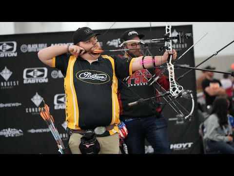 2023 Indoor Nationals Final, Men's Compound: Isaac Sullivan vs. Kris Schaff