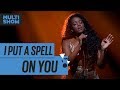 I Put A Spell On You Iza Música Boa Ao Vivo Música Multishow