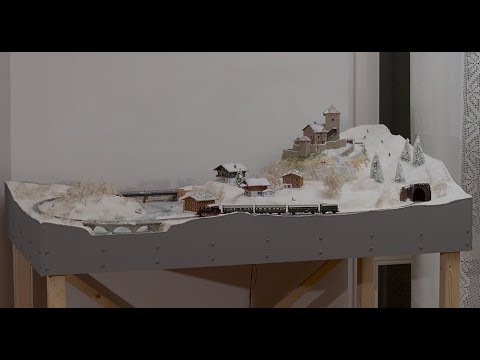 La fascia perimetrale nel plastico ferroviario