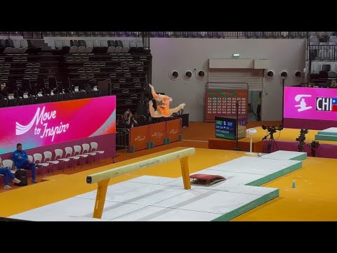 Flavia Saraiva Brazil 🇧🇷 UB/BB. Sub 8 2025 World(Jakarta) Gymnastics Championship QF 