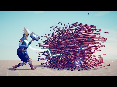 THOR vs 3x EVERY GOD - Totally Accurate Battle Simulator TABS