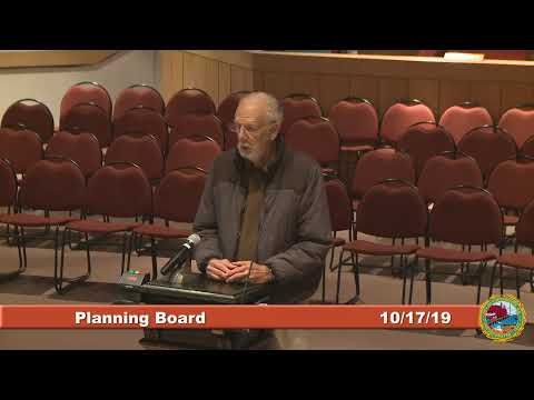 Planning Board 10.17.2019
