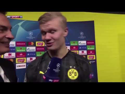 Erling Haaland wasn’t made for interviews