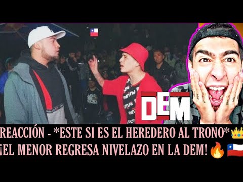 ¡EL MENOR REGRESA A LAS DEM CON UN NIVELAZO!🔥🇨🇱(REACCIÓN) | EL MENOR VS BOMBATACK VS NAZHO ND 8VOS