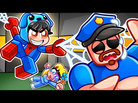 Omz SPIDERMAN vs BARRY... Roblox!