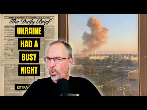 UKRAINIANS HAD A BUSY NIGHT ATTACKING RUSSIA
