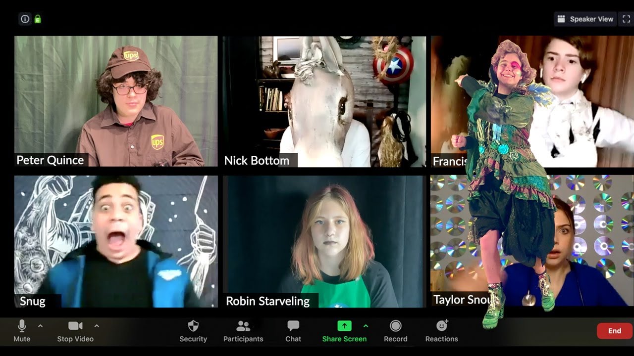 Puck Visits A Mechanicals Rehearsal ("Midsummer Night's Dream - The Rewired Musical" Clip)