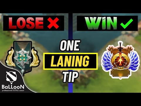 How to WIN LANES with 1 RULE - Dota 2 Laning Guide