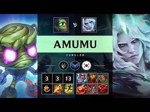 Amumu Jungle vs Viego - KR Diamond Patch 25.20