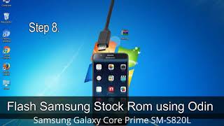 How to Samsung Galaxy Core Prime SM-S820L Firmware Update (Fix ROM)