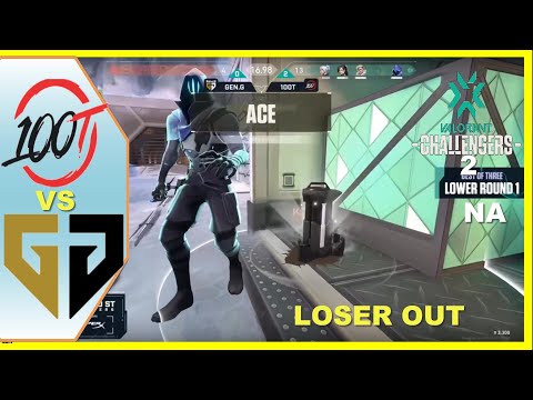 LOSER OUT ! 100T vs GEN G - All HIGHLIGHT - VALORANT VCT 2021: NA Stage 01 Tournament 02