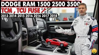 Ram 1500, 2500, 3500  NOT SHIFT TCM Fuse Replacement & Reset (2013-2018)