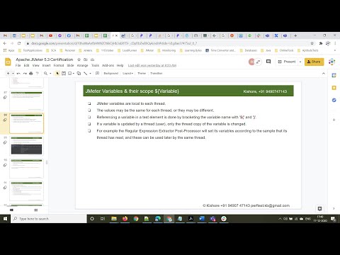 JMeter Variables and Properties