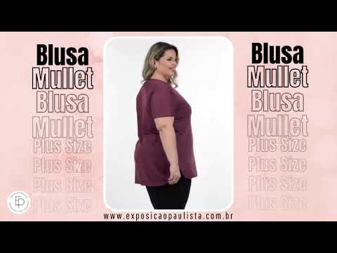 Blusa Mullet Vest Legging Viscolycra Plus Size - G4