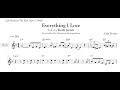 Everything I Love - Keith Jarrett transcription