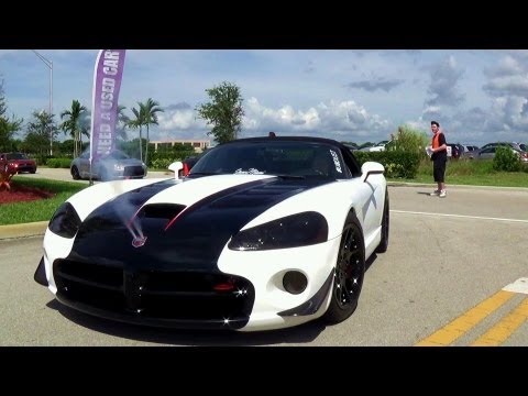 Thumbnail for Dodge Viper SRT 10 at Miami import revolution car show by Laraki