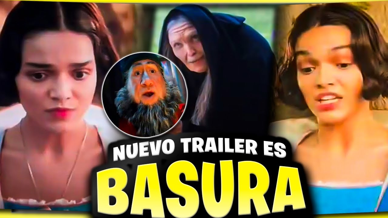 Disney lanza NUEVO TRÁILER de Blancanieves y es PEOR de lo que crees 🤣 Fracaso de Rachel Zegler