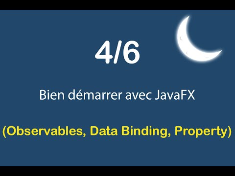 Apprendre JavaFX Observables Data Binding Property 4 6