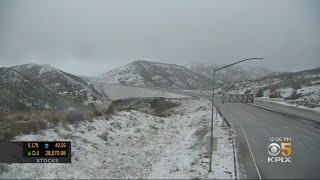 Grapevine Reopens After Snow, Ice Close Link Between Bay Area & SoCal