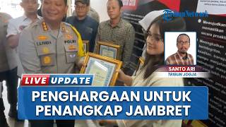 Aksi Berani Korban dan Warga Tangkap Penjambret, Polresta Yogyakarta Beri Penghargaan