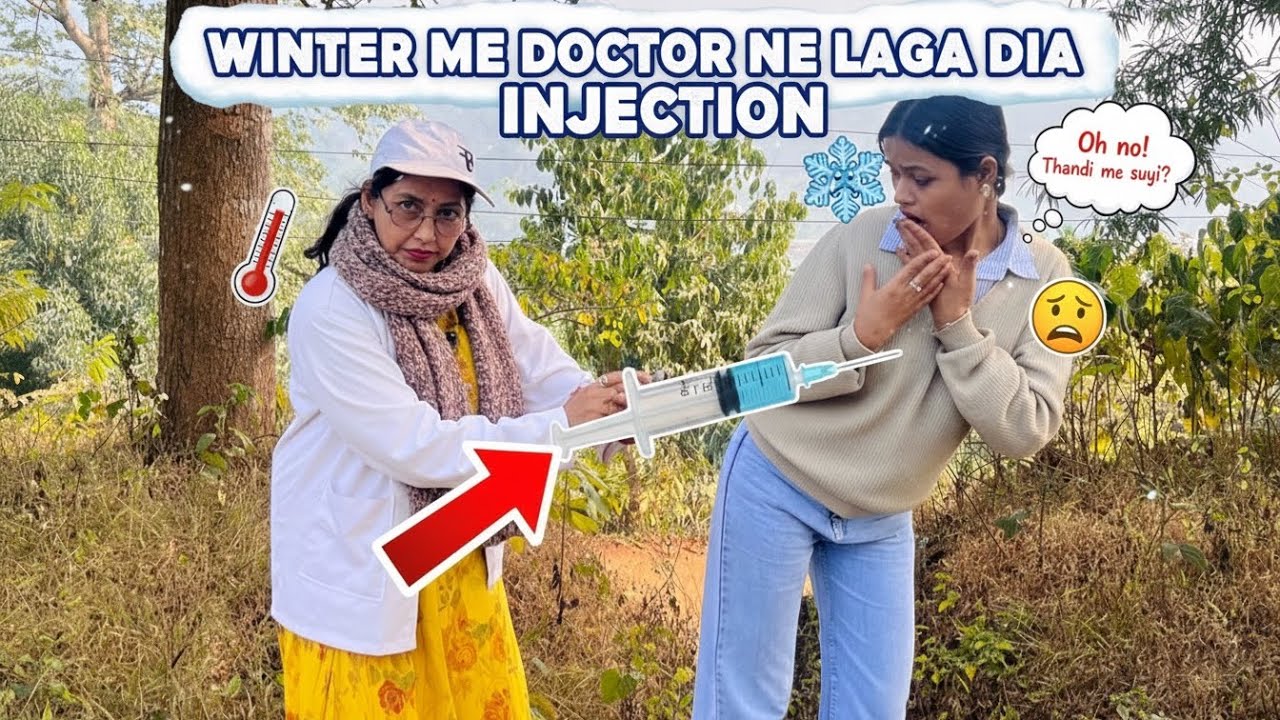 Winter Me Doctor Ne Laga Dia Injection |Doctor And Patient |Must Watch Funny Video | Cartoon Doctor