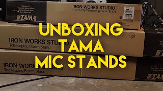 Video thumbnail for UNBOXING: TAMA IRON WORKS STUDIO STANDS by DRUMAWAYEMAN :