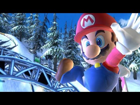 SSX ON TOUR Mario gets tricky Gameplay Nintendo gamecube retro classic game