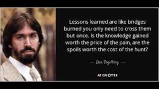 Dan Fogelberg - Lessons Learned