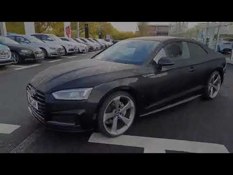 Audi A5 Coupe Black Edition 40 TDI finished in Mythos Black
