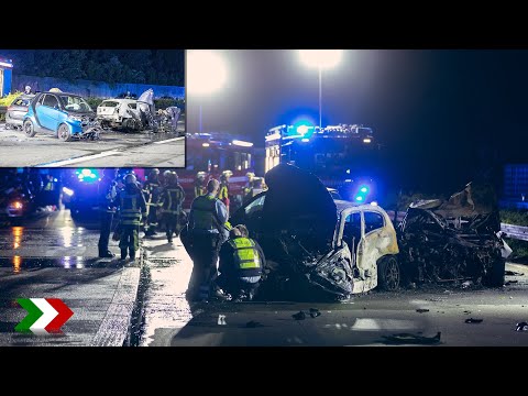 Tödlicher Massencrash auf der A43 bei Bochum