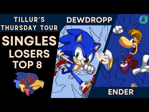 ADV Dewdropp (Sonic) vs SC Ender (Rayman) - SSF2 Losers Top 8 - Tillur's Thursday Tour