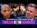 Thierry Henry, Micah & Carragher react to Real Madrid 3-3 Man City! | UCL Today | CBS Sports Golazo